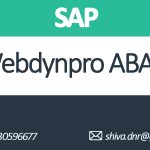 SAP WEBDYNPRO