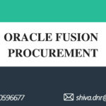 ORACLE FUSION PROCUREMENT