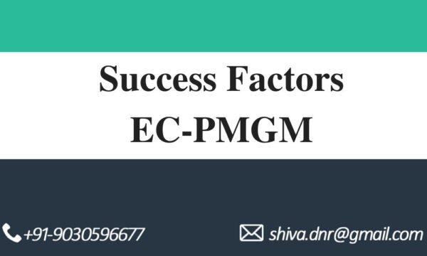 SUCCESS FACTORS EC pmgm